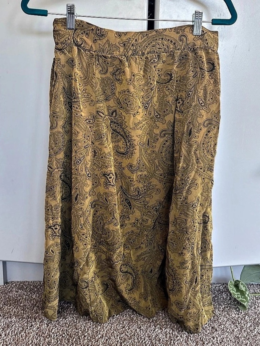 Vintage Maxi Skirt Brown Size 18